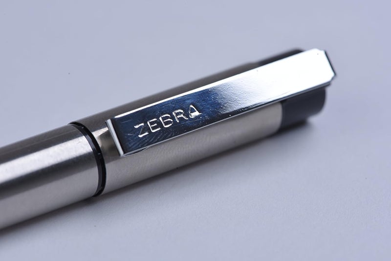 Zebra Pen G-Series Stainless Steel Gel Ink Pen JK-Refill, Fine Point, 0.5mm, Black Ink, 2 Count (Pack of 3) - Image 1